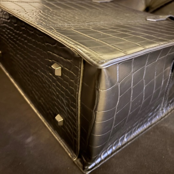 Beis mini work tote (black croc) - Picture 4 of 6